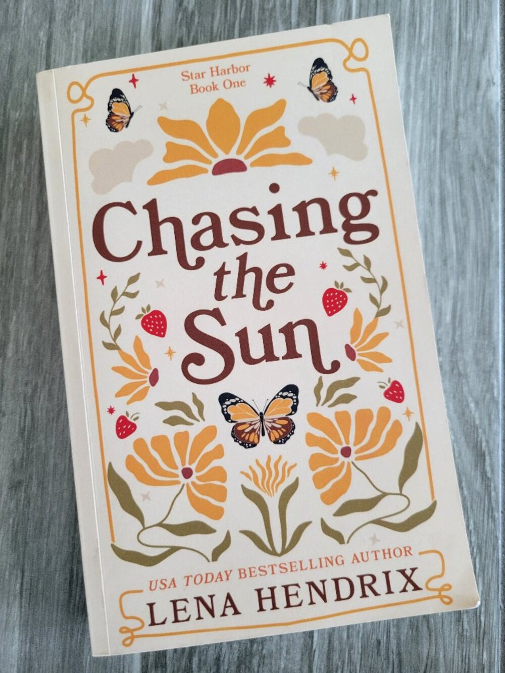 CHASING THE SUN BY LENA HENDRIX SIGNED AUTOGRAPHED TRADE PAPERBACK BOOK ONE